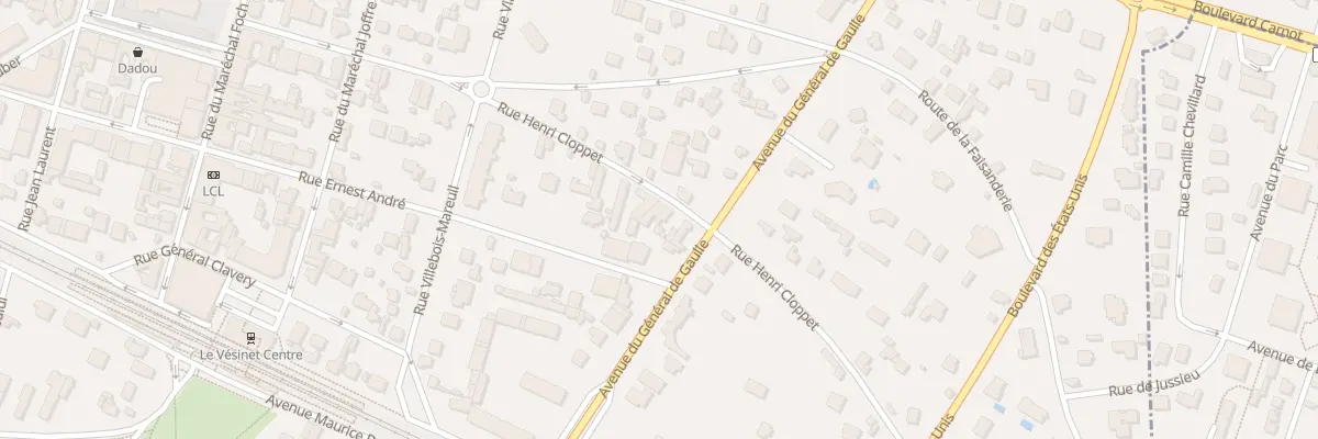 Plan du 53 Rue Henri Cloppet au Vésinet