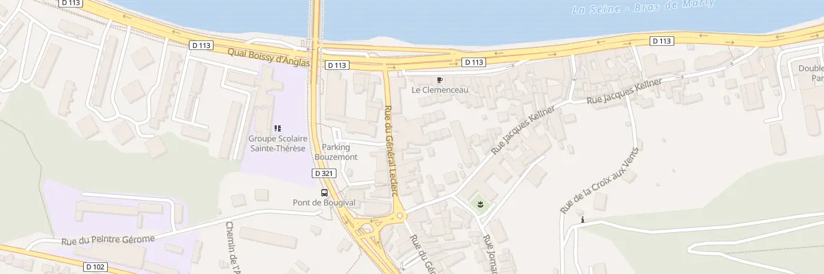 Plan du 3 Rue du Gal Leclerc à Bougival