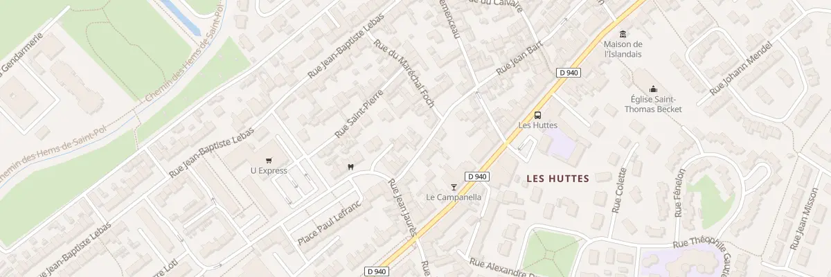 Plan du 11 Rue Jean Bart à Gravelines