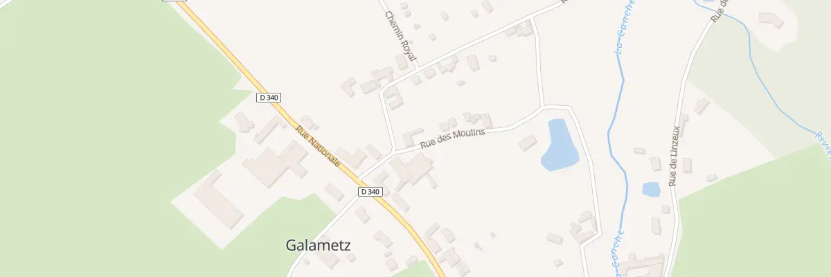 Plan du 2 Rue du Marais à Galametz