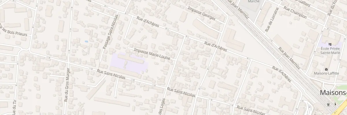 Plan du 14 Rue des Loges à Maisons-Laffitte
