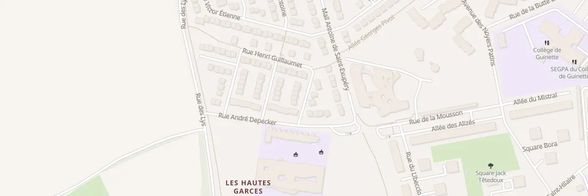 Plan du 42 Rue Henri Guillaumet à Étampes