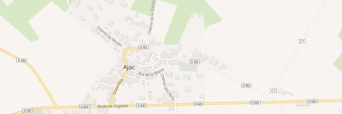 Plan du 2 Rte de Limoux à Ajac