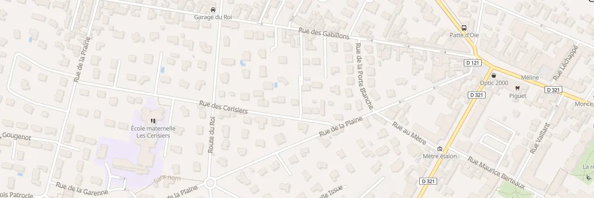 Plan du 10 Rue des Cerisiers à Croissy-sur-Seine