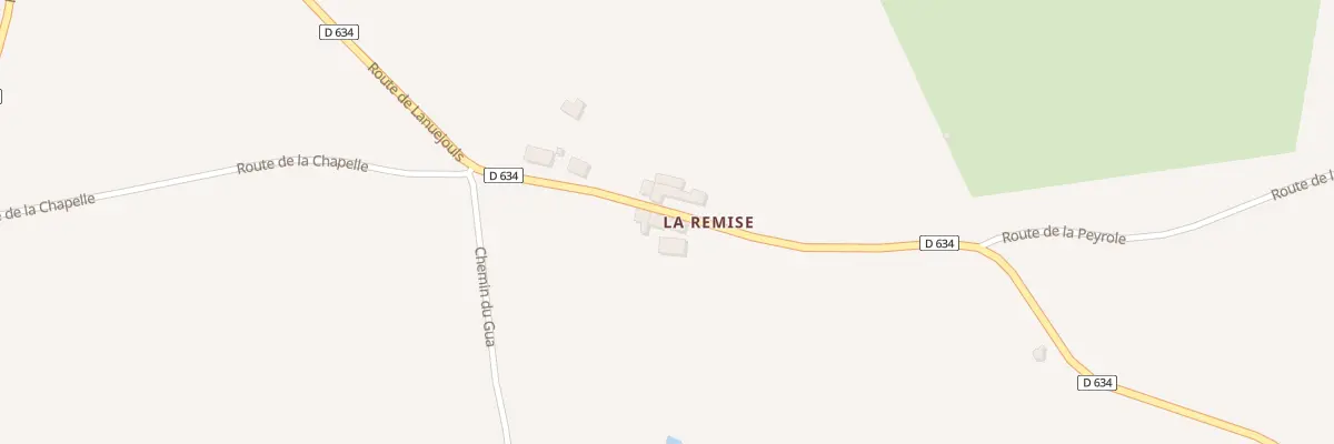 Plan du 690 Rte de Lanuejouls à Drulhe