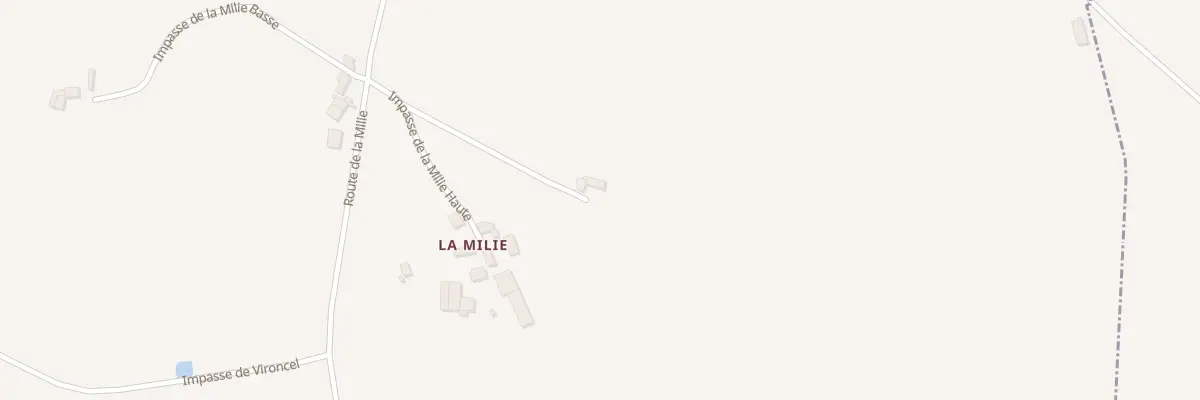 Plan du 5198A La Milie à Maleville