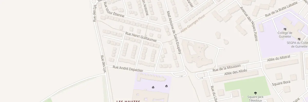 Plan du 36 Rue Henri Guillaumet à Étampes