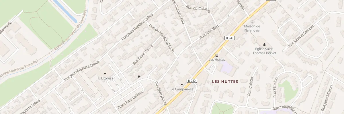 Plan du 15 Rue Jean Bart à Gravelines