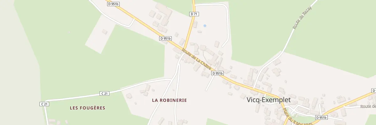Plan du 5063 Le Bourg à Vicq-Exemplet