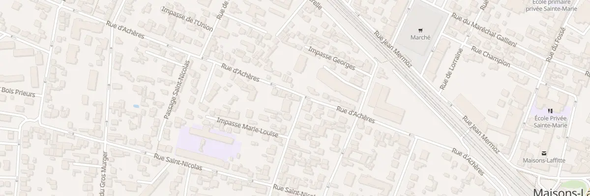 Plan du 57 Rue d’Achères à Maisons-Laffitte
