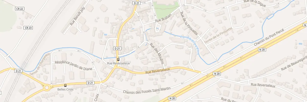 Plan du 6 Rue des Moulins à Étampes
