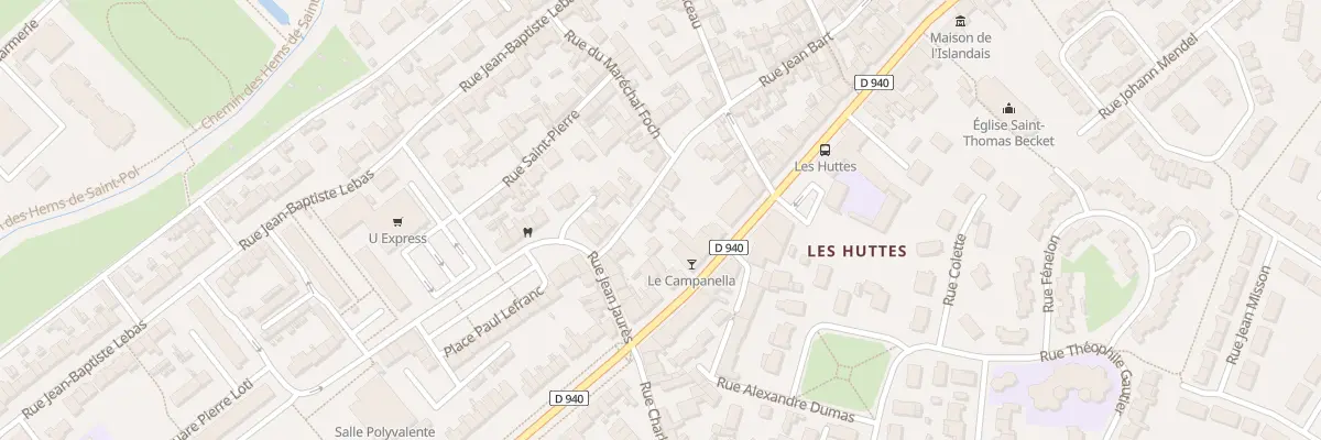 Plan du 8 Rue Jean Bart à Gravelines