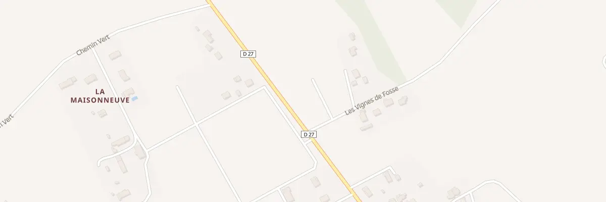 Plan du 31 Rte de Quincy à Brinay