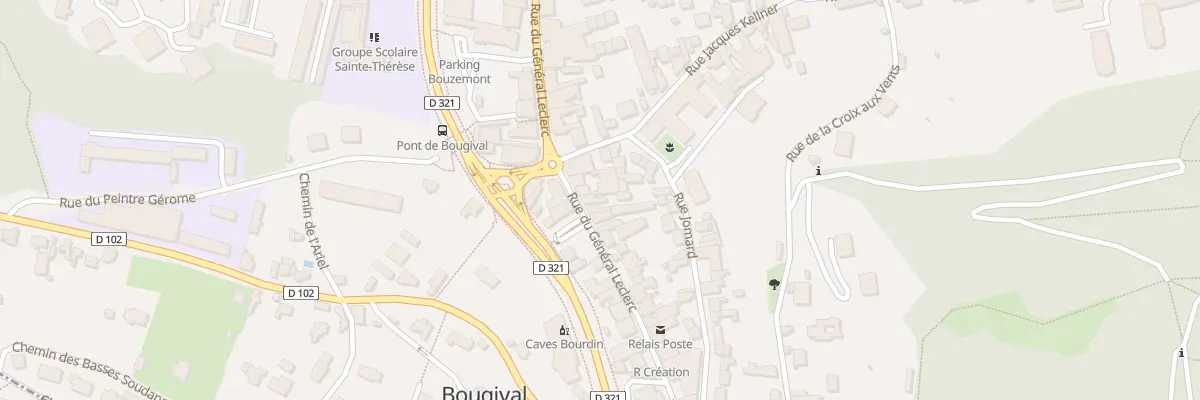 Plan du 25 Rue du Gal Leclerc à Bougival
