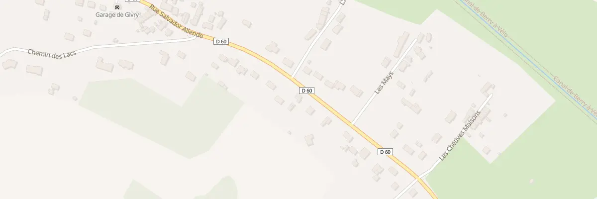 Plan du 19 Rue Salvador Allende à Foëcy