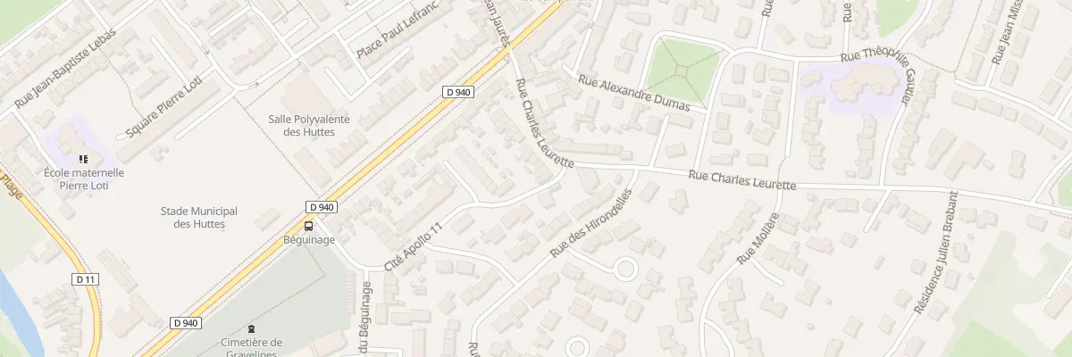 Plan du 20 Rue Charles Leurette à Gravelines