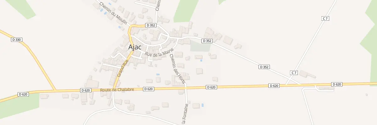 Plan du 2B Rte de Limoux à Ajac