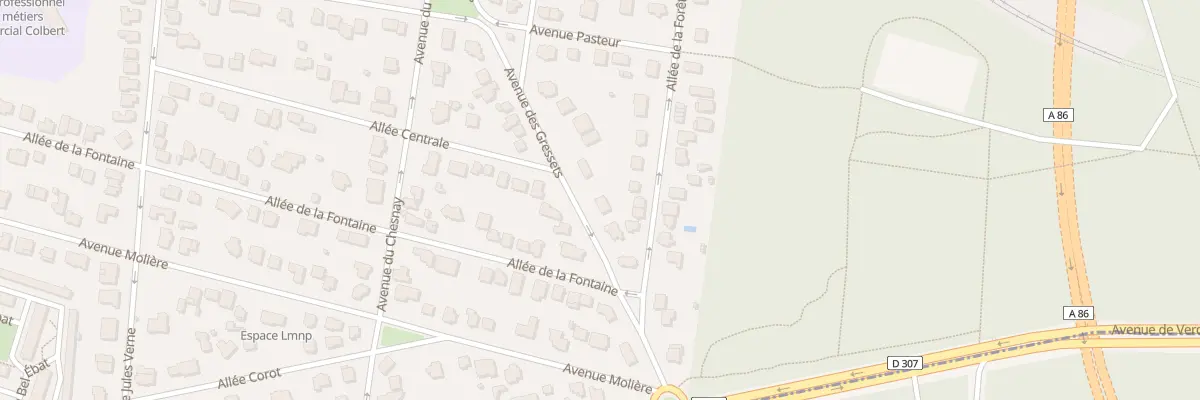 Plan du 71 Av des Gressets à La Celle-Saint-Cloud