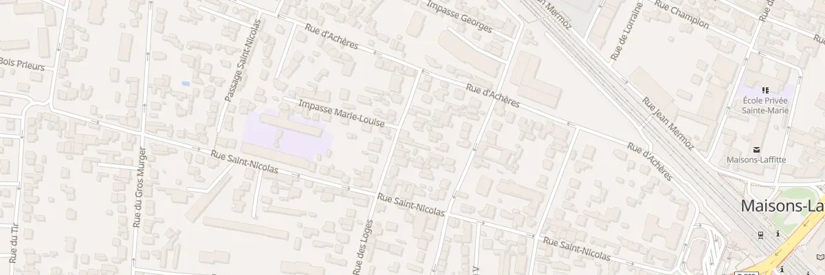Plan du 21 Rue des Loges à Maisons-Laffitte