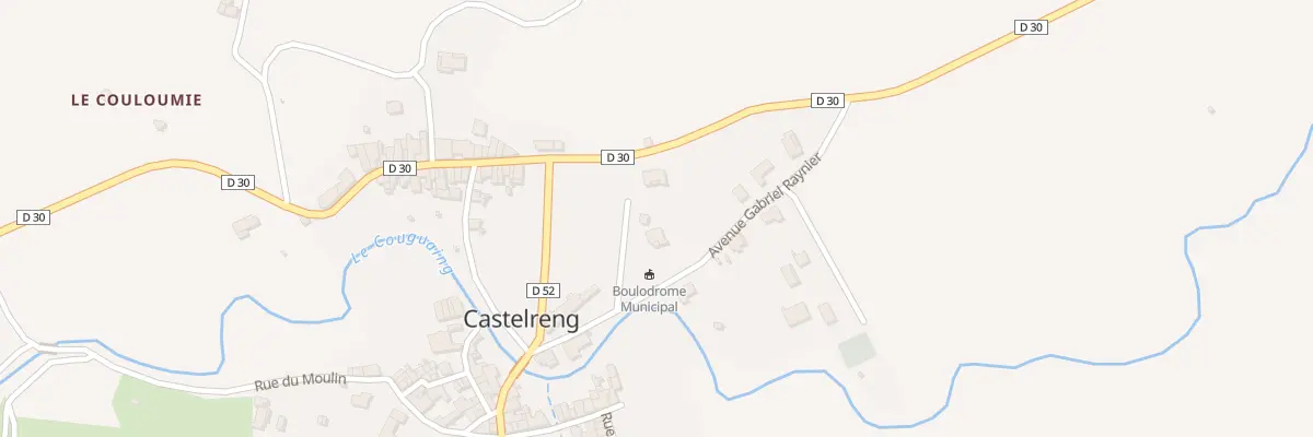 Plan du 1 All Francois Mitterand à Castelreng