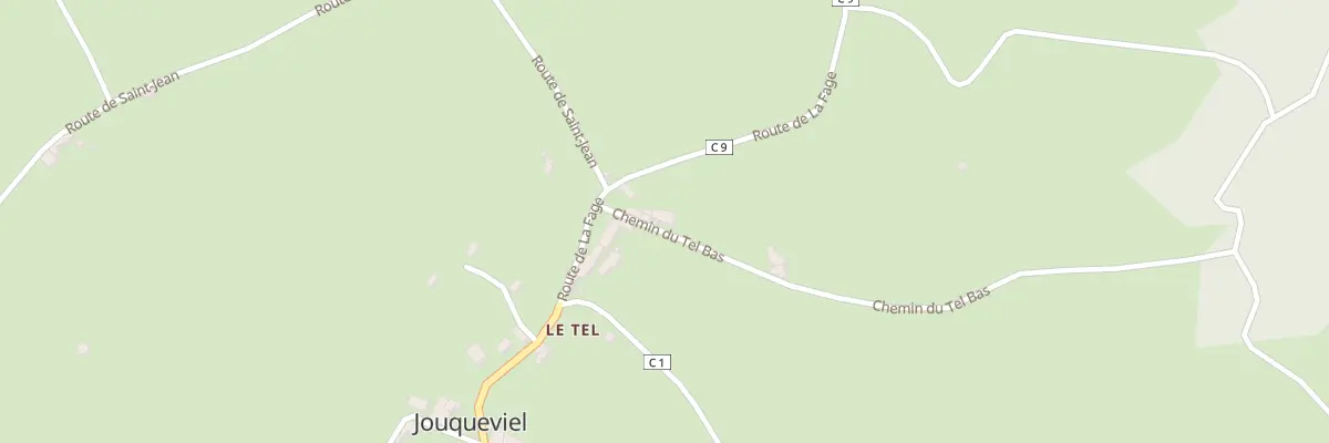Plan du 59 Che du Tel Bas à Jouqueviel