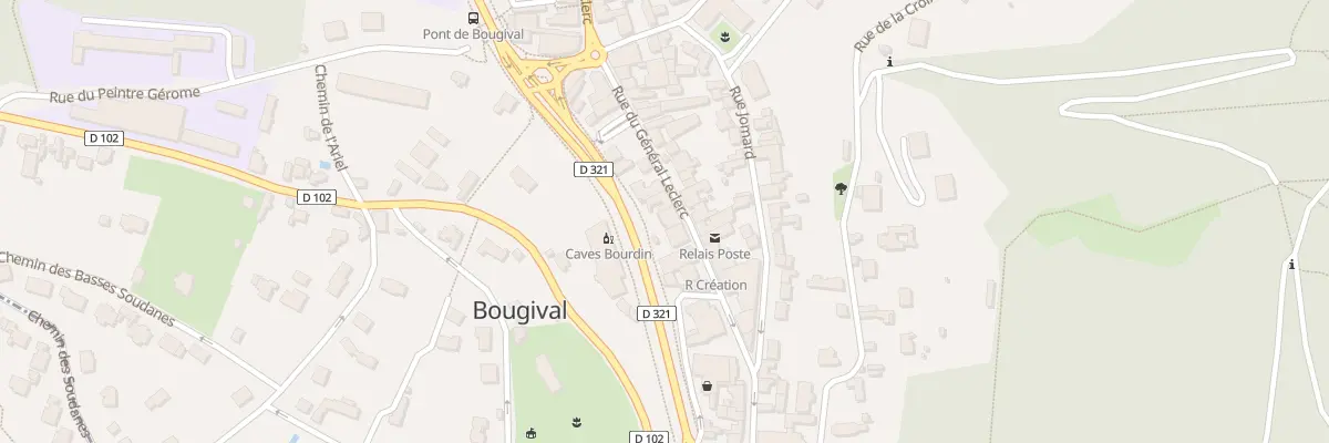 Plan du 38 Rue du Gal Leclerc à Bougival