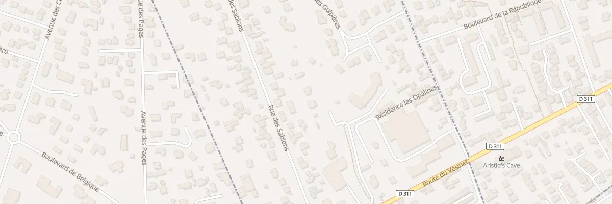 Plan du 34B Rue des Sablons à Chatou