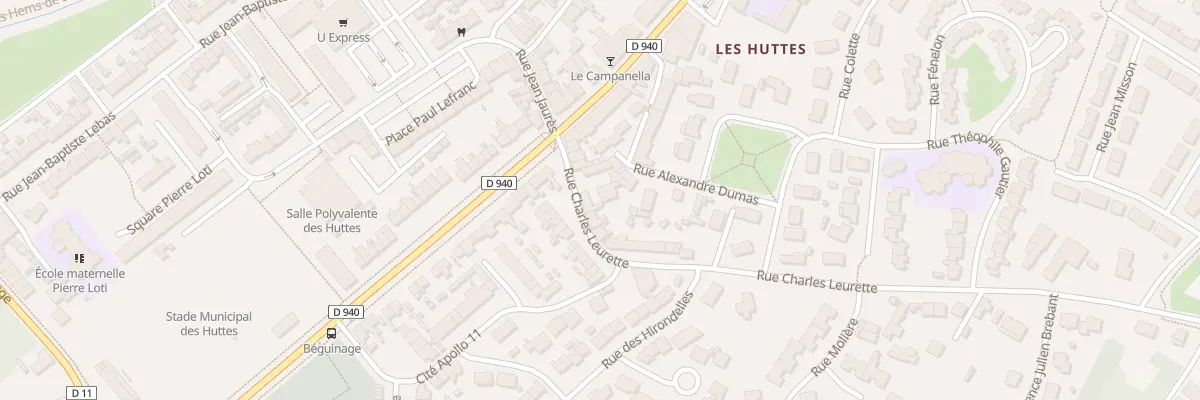 Plan du 9 Rue Charles Leurette à Gravelines