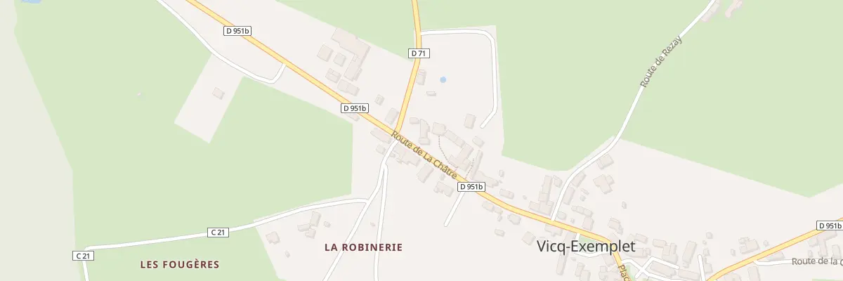 Plan du 5076 Le Bourg à Vicq-Exemplet