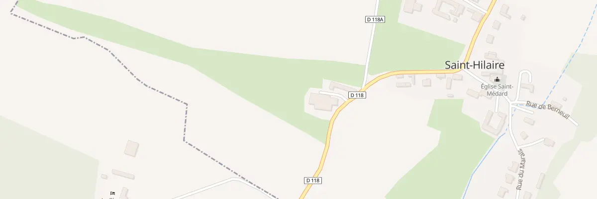 Plan du 1 Rte de Domart en Ponthieu à Lanches-Saint-Hilaire