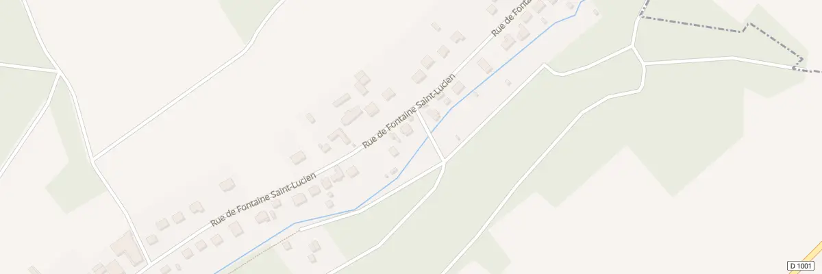 Plan du 316 Rue de Fontaine Saint Lucien à Guignecourt
