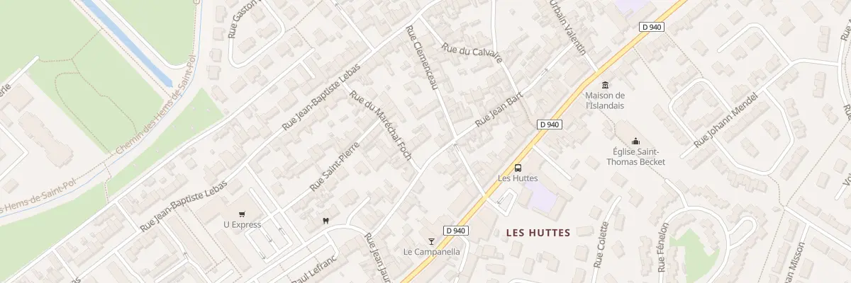 Plan du 21 Rue Jean Bart à Gravelines