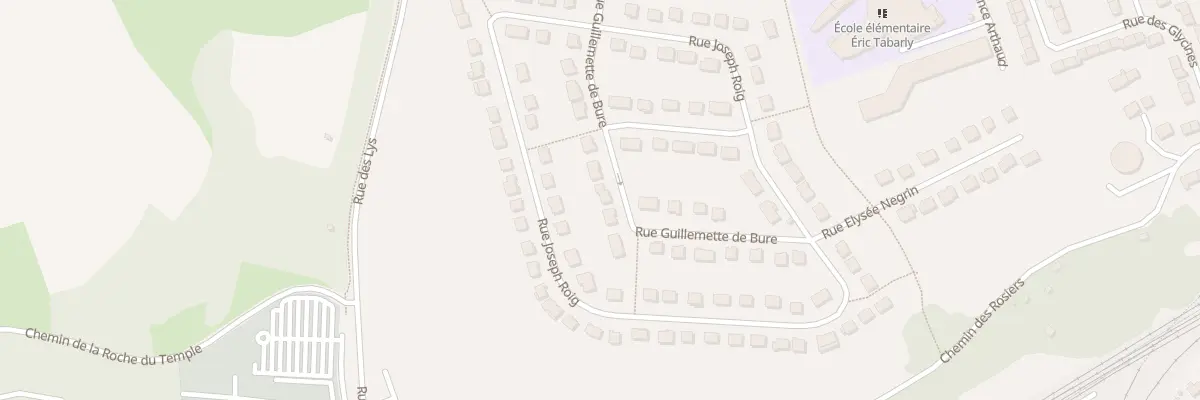 Plan du 16 Rue Guillemette de Bure à Étampes