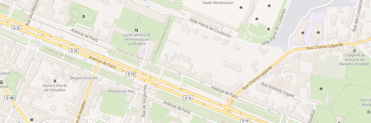 Plan du 41 Av de Paris à Versailles