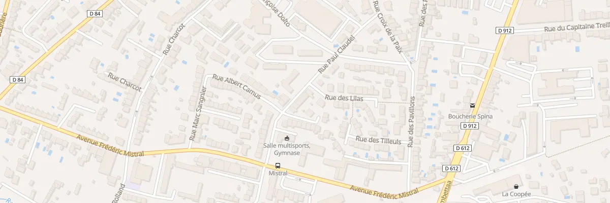 Plan du 7 Rue Paul Claudel à Albi