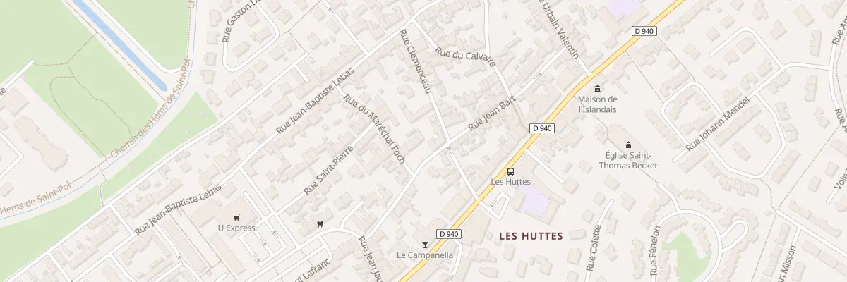 Plan du 23 Rue Jean Bart à Gravelines