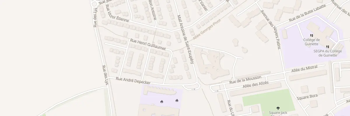 Plan du 17 Rue Henri Guillaumet à Étampes