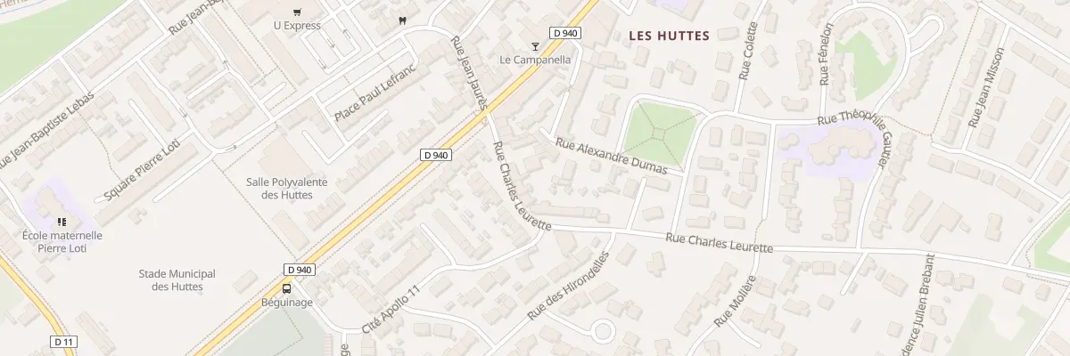 Plan du 11 Rue Charles Leurette à Gravelines