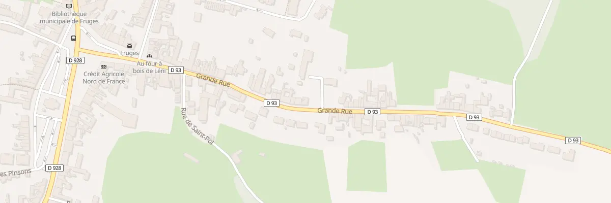 Plan du 51 Gr Grande Rue à Fruges