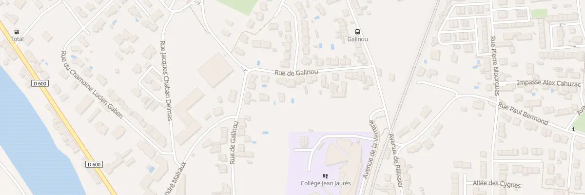 Plan du 76 Rue de Galinou à Albi