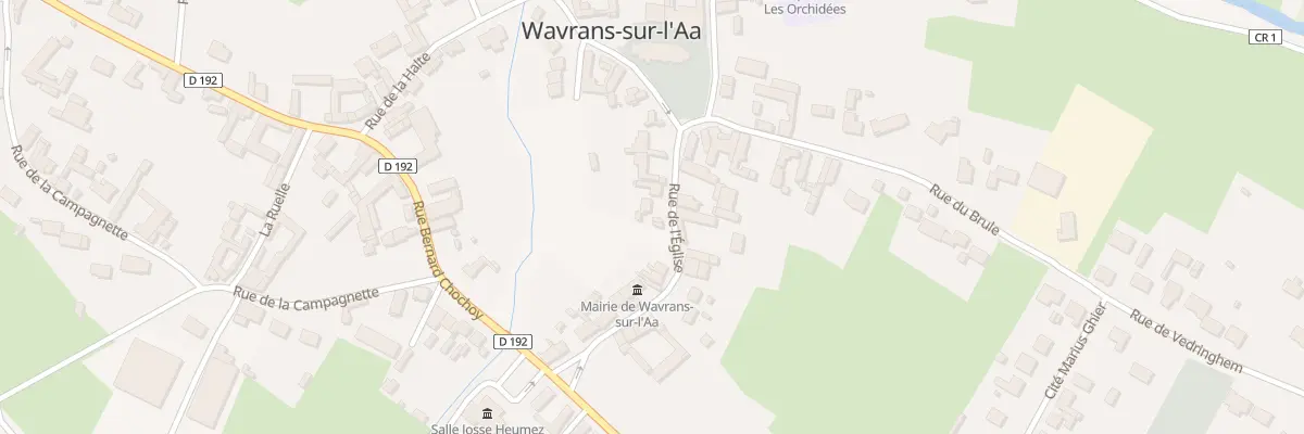Plan du 19 Rue de l’Eglise à Wavrans-sur-l’Aa