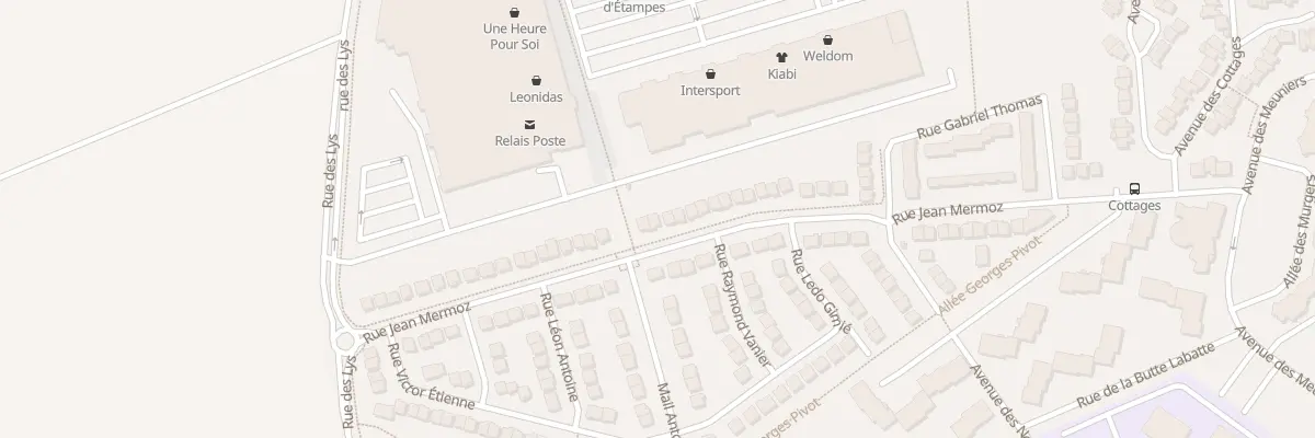 Plan du 39 Rue Jean Mermoz à Étampes