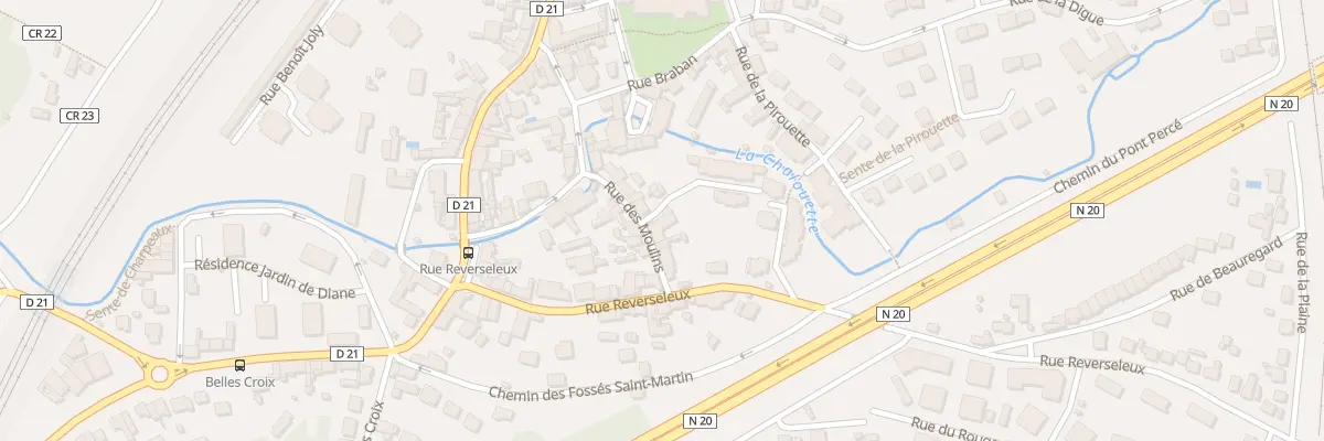 Plan du 5 Rue des Moulins à Étampes