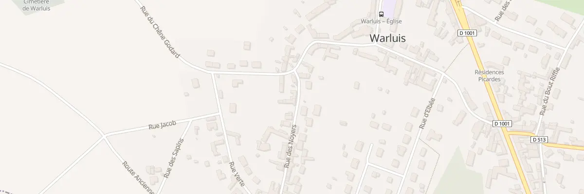 Plan du 2B Rue des Noyers à Warluis