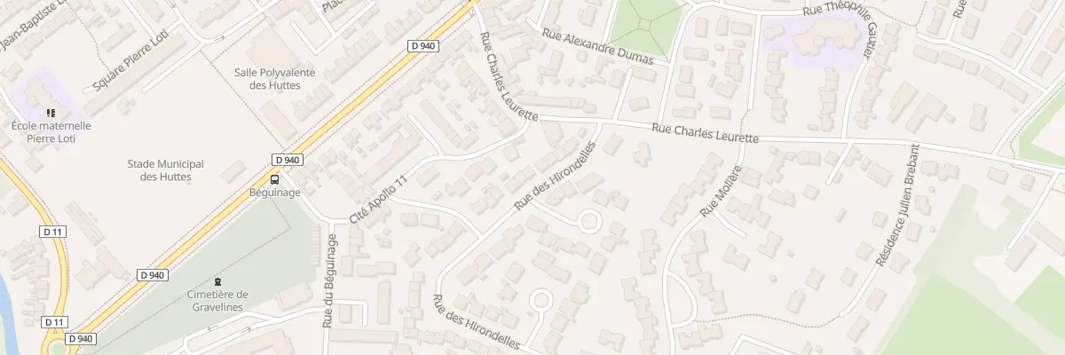 Plan du 10 Rue des Hirondelles à Gravelines
