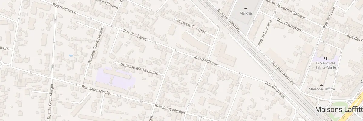 Plan du 5 Rue des Loges à Maisons-Laffitte