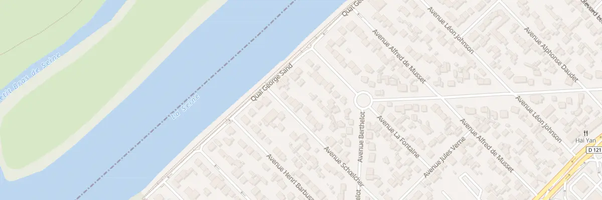 Plan du 7 Av Schoelcher à Montesson