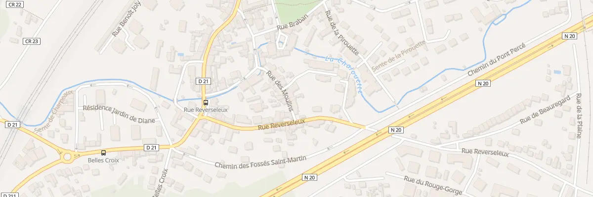 Plan du 11 Rue des Moulins à Étampes