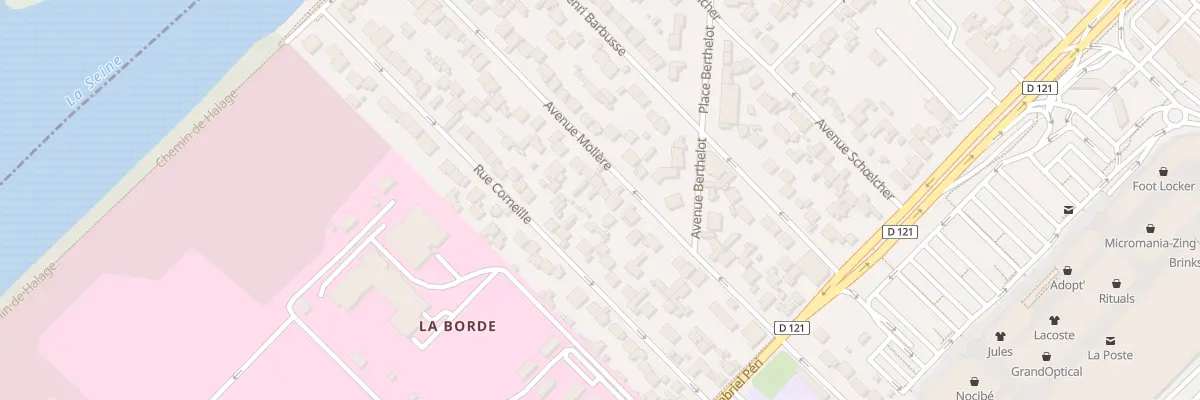 Plan du 48 Av Molière à Montesson