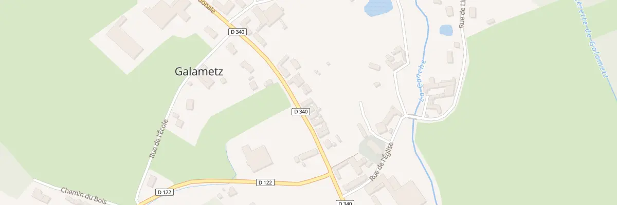 Plan du 22 Rue Nationale à Galametz